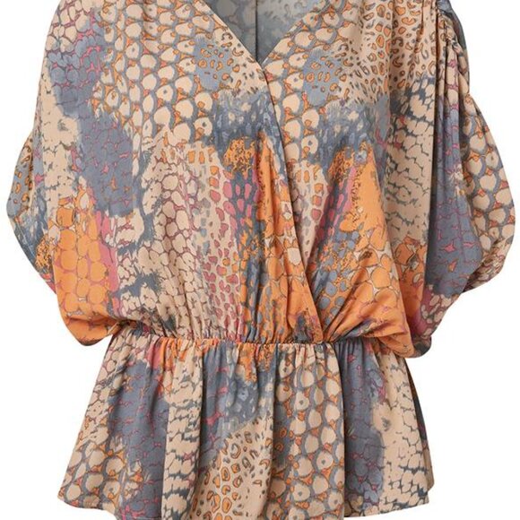 Lascana for Venus Animal Print Blouse, Large, Never Worn - Picture 1 of 7